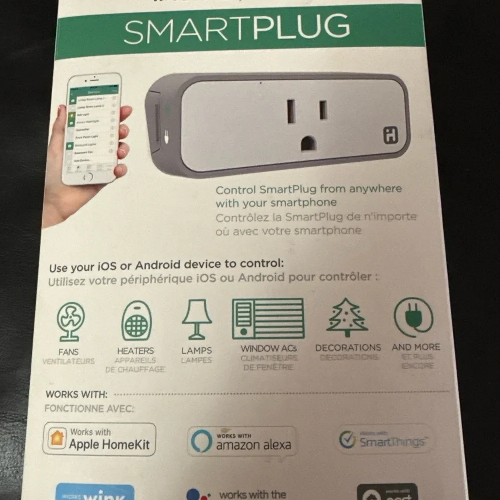 iHome SmartPlug Wi-Fi Outlet - Gray - Picture 1 of 5